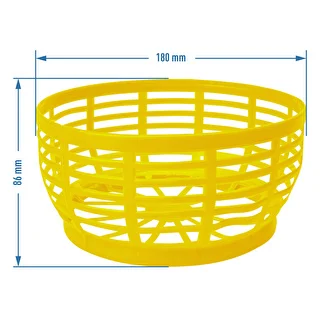Plastmasas grozs Dam 5L damadžonam, dzeltens – photo 4