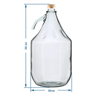 5 L Dama demižons ar skrūvējamu vāciņu - bez groza – photo 4