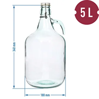 Dama damadžons 5L ar stiepļu aizdari – photo 4