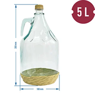 Damadžāns Dama 5 l apvalkā, ar skrūvējamu vāciņu – photo 3