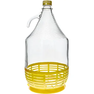 Plastmasas grozs Dam 5L damadžonam, dzeltens – photo 5
