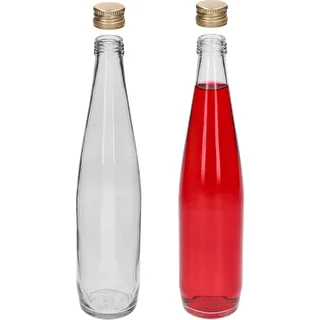 Kluba pudele 500 ml ar zelta skrūvējamo vāciņu, komplekts 6 gab. – photo 5