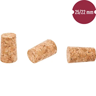 Korķa aizbāžņi 25/22 mm, 20 gab. – photo 2