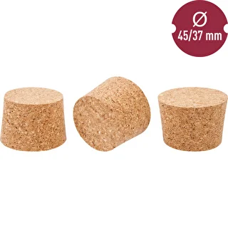 Dabīgā korķa aizbāznis 45/37 mm, 5 gab. – photo 2