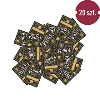 Pašlīmējošas etiķetes 60x90 mm pudelēm, degvīnam, melnas, 20 gab. – photo 3