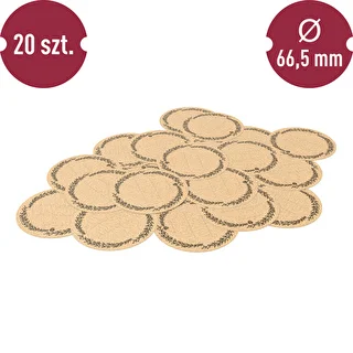 Apaļas etiķetes Ø 66,5 mm vāciņiem/burkām - 20 gab. – photo 3