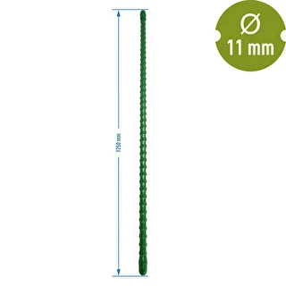Tērauda balsta mietiņš ar PE pārklājumu 1,25 m x 11 mm – photo 2