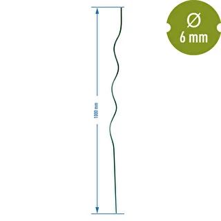 Spirālveida tērauda augu balsts 1 m x 6 mm – photo 2
