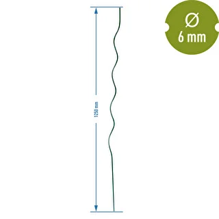Spirālveida tērauda mietiņš 1,25m x 6mm – photo 2