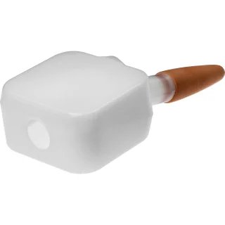 Augu laistītājs - balta plāksnīte ar keramikas kājiņu, 200 ml – photo 4