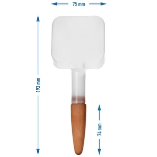 Augu laistītājs - balta plāksnīte ar keramikas kājiņu, 200 ml – photo 5