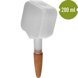 Augu laistītājs - balta plāksnīte ar keramikas kājiņu, 200 ml – photo 2