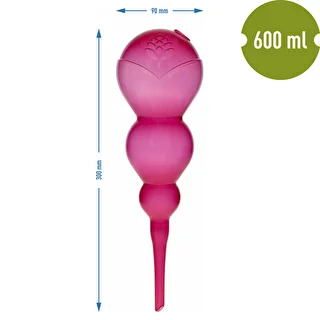 Trīskameru apūdeņošanas bumba (ar trim kamerām), caurspīdīgi rozā, 600 ml – photo 5