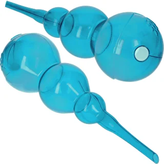 Trīskameru (ar trim kamerām) laistīšanas bumba, caurspīdīgi zila, 600 ml – photo 2