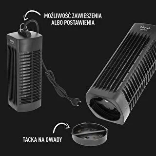 Kukaiņu iznīcināšanas lampa Manhattan UVA 6 W, melna – photo 6