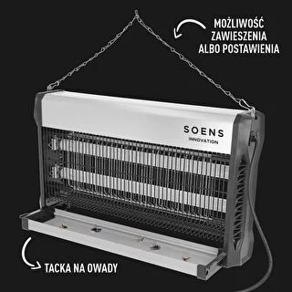 UVA 40 W insektu iznīcināšanas lampa, sudraba – photo 5