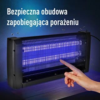 UVA kukaiņu iznīcināšanas lampa 20 W, melna – photo 7