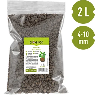 Keramzīts istabas augiem, dārzkopībai un mežiem stiklā, 4–10 mm, 2 l – photo 3