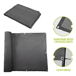 Ēnošanas tīkls (80%, 140 g/m2) 0,9x5 m, grafīta krāsas – photo 6