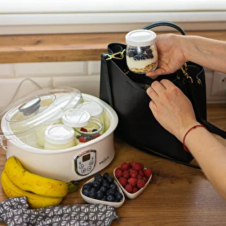 Jogurta gatavotājs ar termostatu, 7 burciņas, 1,3 l – photo 14