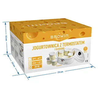 Jogurta gatavotājs ar termostatu, 7 burciņas, 1,3 l – photo 8