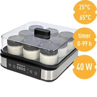 Jogurta gatavotājs ar termostatu, 9 burciņas, 1,6 L – photo 8