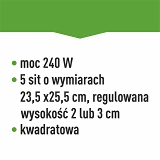 Sēņu, augļu, dārzeņu un garšaugu žāvētājs ar temperatūras regulēšanu, 240 W, balts – photo 14