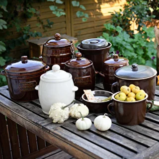 Akmensmasa - 10 l pods skābēšanai ar ūdens blīvējumu un vāku – photo 4