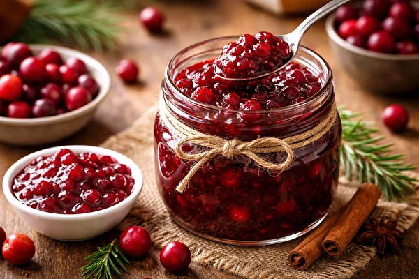 Dzērveņu ievārījums - sviestmaizēm, gaļai un pastētēm
