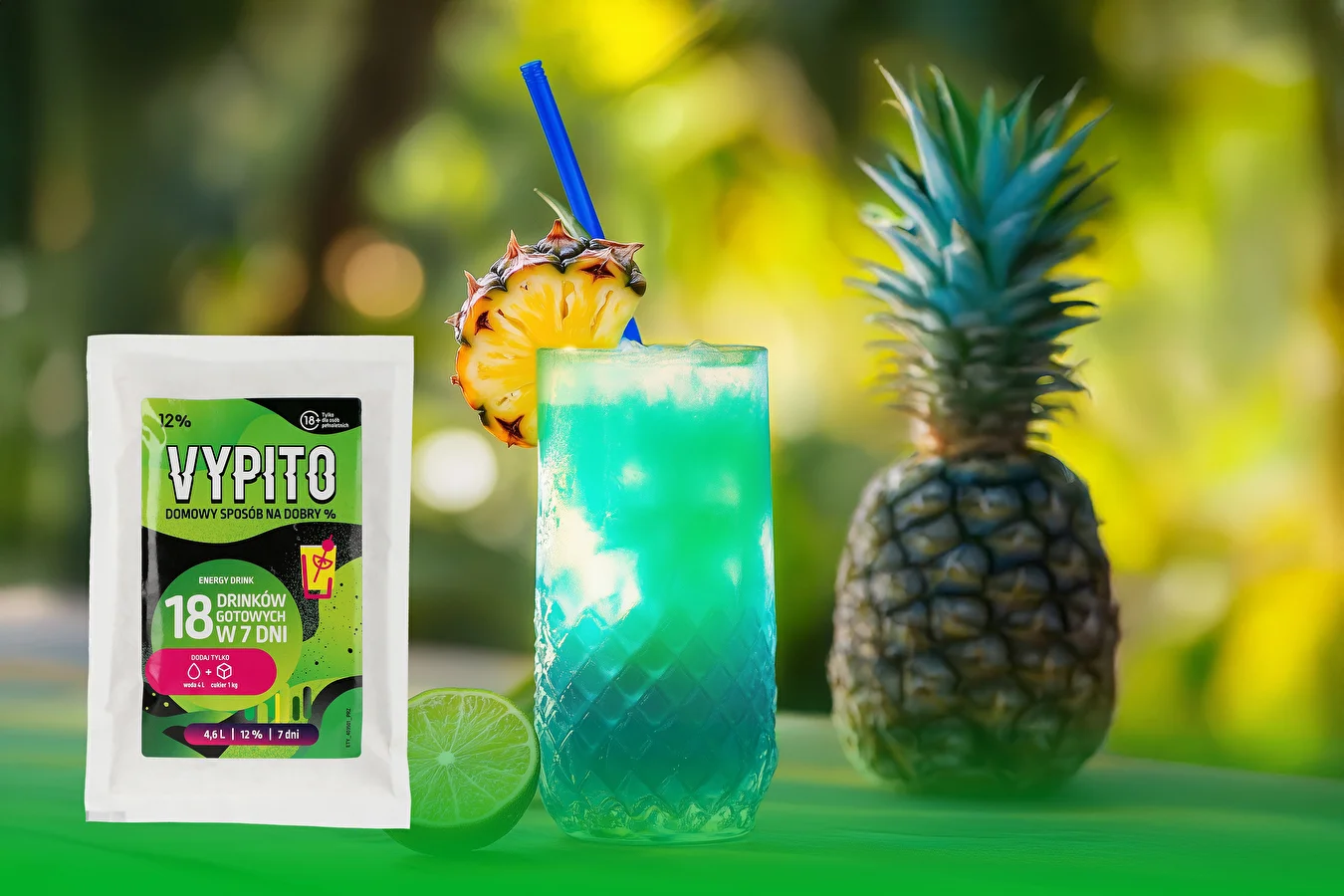 Vypito Neon Splash – kokteilis tropiskā versijā