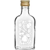 200 ml plakanā kabatas pudelīte ar skrūvējamu korķi un apdruku “Augļi”, dizains Nr. 2 ['pudele 0', '2 L', ' pudele alkoholam', ' pudele ar apdruku', ' uzlējums', ' kabatas pudelīte', ' kabatas pudelīte augļu uzlējumam', ' pudele augļu uzlējumam', ' dzērienu pildīšana pudelēs', ' kabatas pudelīte ar zelta skrūvējamu korķi', ' dekoratīvās pudeles alkoholam', ' stilīgas pudeles kāzām', ' mazas dekoratīvās pudelītes', ' dekoratīva pudele ar skrūvējamu korķi', ' pudele 200 ml', ' premium klases pudele']