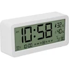 Elektroniskā laikapstākļu stacija Soens – balta, ar pulksteni un kalendāru - 12 