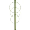 Gredzenveida augu balsts 3 gredzeni 0,5 m ['augu balsts', ' gredzenveida balsts krūmiem', ' dārza balsts', ' rožu balsts', ' dārza pergola', ' augu skava', ' augu atbalsts', ' puķu balsts', ' podu augu balsts', ' hortenziju balsts', ' melleņu balsts', ' kāpjošo augu balsts', ' zaļš augu balsts', ' tumši zaļš augu balsts', ' tērauda augu balsts ar gredzeniem']