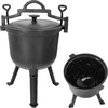 Mednieku čuguna katls ar emaljētu iekšpusi, 8 L - 4 