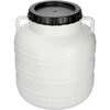 Muca skābēšanai 30 L — balta, ar rokturiem ['muca kāpostu skābēšanai', ' muca skābēšanai', ' muca skābējumiem', ' skābējumi', ' kāposti', ' gurķi', ' muca ar vāku']