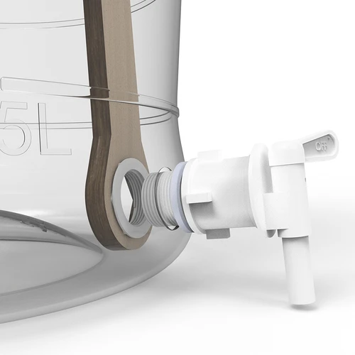 10 L demižons ar rokturi un krāniņu - 6