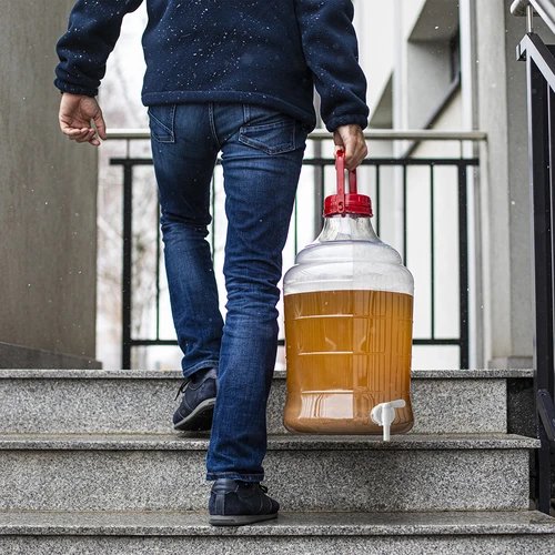 10 L demižons ar rokturi un krāniņu - 17