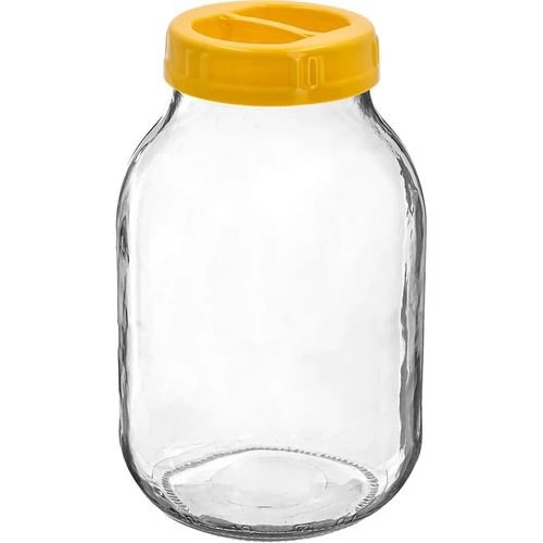 3 L Twist-off burka un plastmasas vāciņš fi 100 ar rokturi