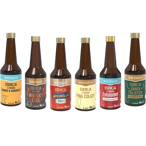 6 esenču komplekts - kokteiļu 6x40ml