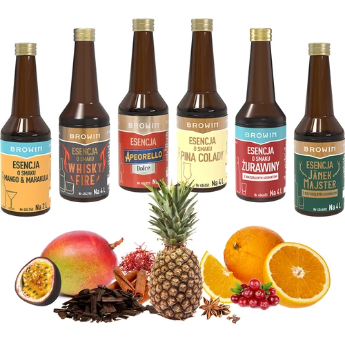 6 esenču komplekts - kokteiļu 6x40ml - 2