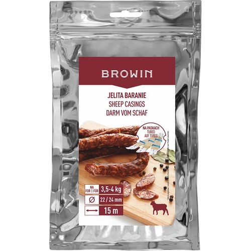 Aitu zarnas - fi 22/24 mm, strēmelēs, 15 m