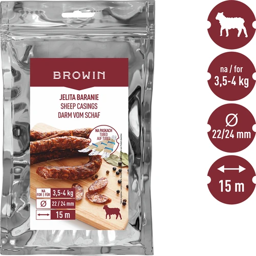 Aitu zarnas - fi 22/24 mm, strēmelēs, 15 m - 3