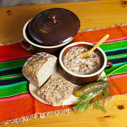 Akmensmasa - 0,5 l pods cūku taukiem bez vāka - 3