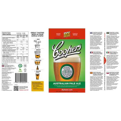 Alus brūvēšanas komplekts Coopers Australian Pale Ale - 5