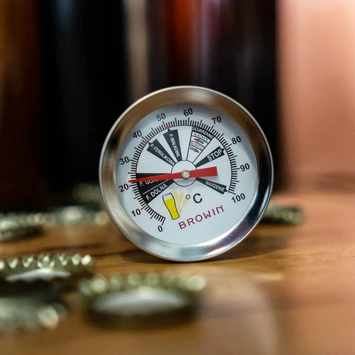 Alus brūvēšanas termometrs (0 °C līdz +100 °C) 31,5 cm - 4