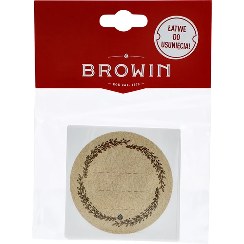 Apaļas etiķetes Ø 66,5 mm vāciņiem/burkām - 20 gab. - 4