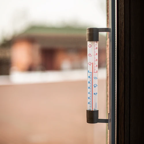 Āra termometrs ar caurspīdīgu skalu (-70 °C līdz +50 °C) 23 cm mix - 5