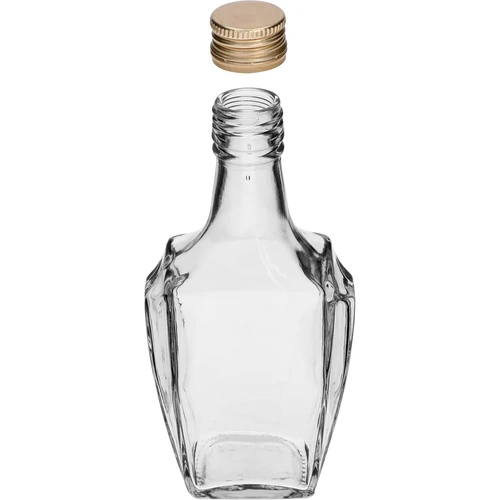 Art Deco pudele 250ml ar skrūvējamu vāciņu fi28 - 2