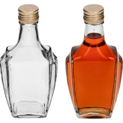 Art Deco pudele 250ml ar skrūvējamu vāciņu fi28 - 3