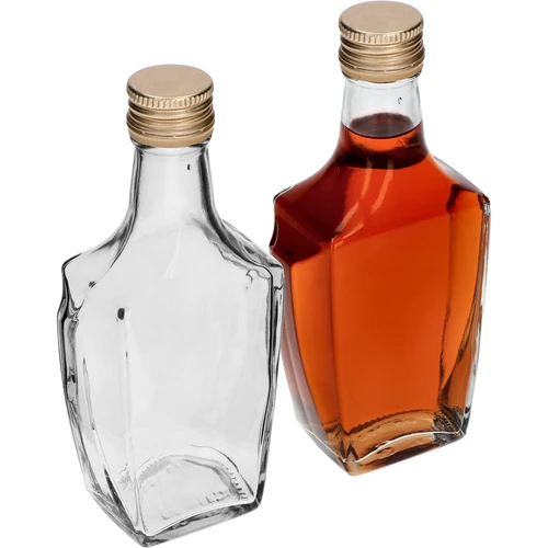 Art Deco pudele 250ml ar skrūvējamu vāciņu fi28 - 4